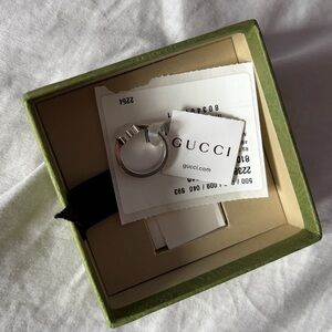 Gucci Silver Heart Ring